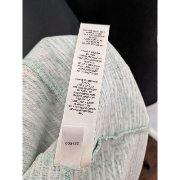 NWT Chico's Medallion Galore Blue Floral‎ Open-Front Knit Jacket - Size 2 (L/12) - Picture 11 of 12